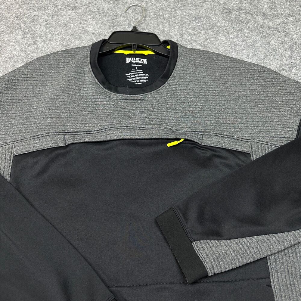 Duluth Trading Pullover Mens‎ Large Chest Zipper Kangaroo Pocket Outdoors Hiking